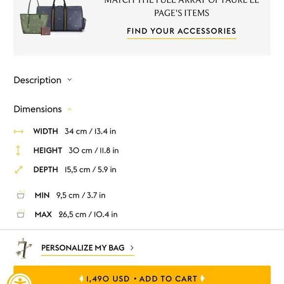 faure le page  tote - Picture 9 of 10